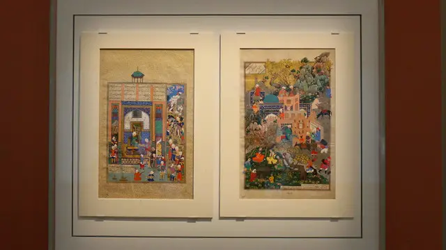 نمونه هایی از شاهنامه فردوسی در موزه آقاخان