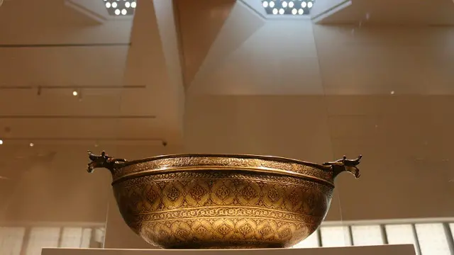 کشکول درویش از سده شانزدهم میلادی که در مراسم آیینی خانقاه به کار برده می‌شده است