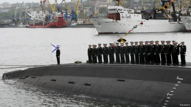 太平洋舰队是俄罗斯海军的四大舰队之一,舰队的司令部设在符拉迪沃斯托克市。(资料图片)