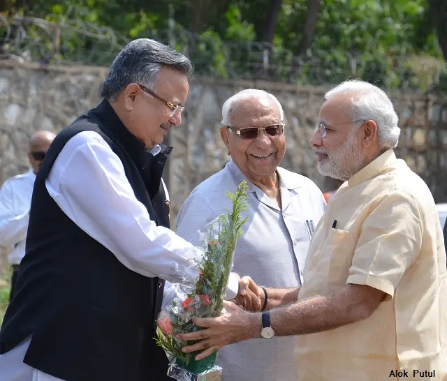 नरेंद्र मोदी और रमन सिंह