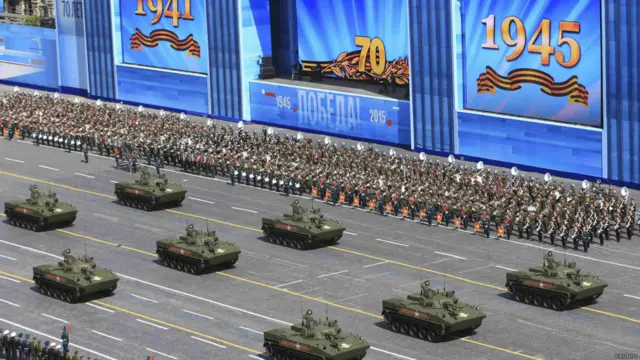 俄国举行盛大阅兵式庆祝二战胜利纪念日