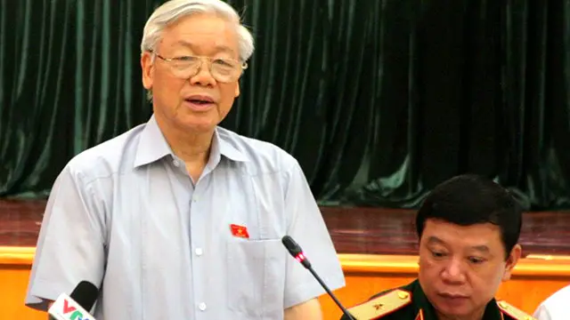 Tổng bí thư Nguyễn Phú Trọng nói 'ném chuột coi chừng vỡ lọ quý'