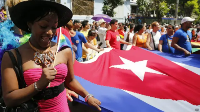 Акция ЛГБТ на Кубе