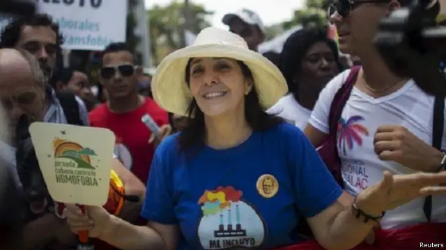 كانت مارييل كاسترو ابنة الرئيس الكوبي هي من دعت إلى تنظيم المسيرة 