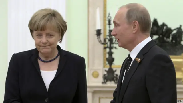 У неділю Путін зустрівся з Ангелою Меркель