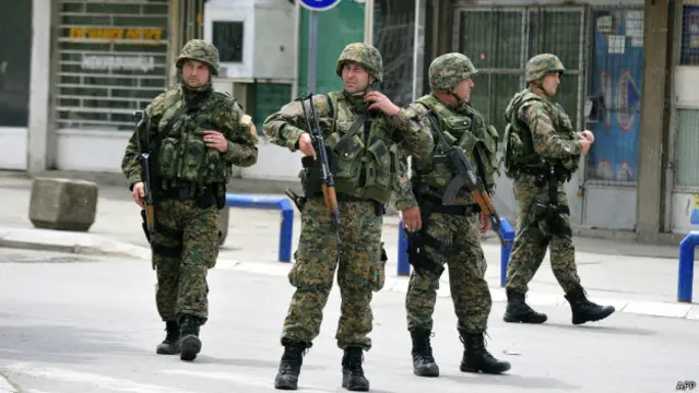 Македонская полиция в Куманово