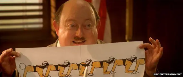 Imagen de la película Human Centipede