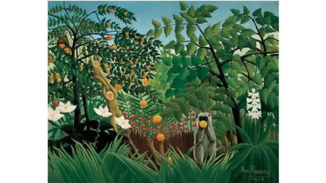 Henri Rousseau'nun bir tablosu