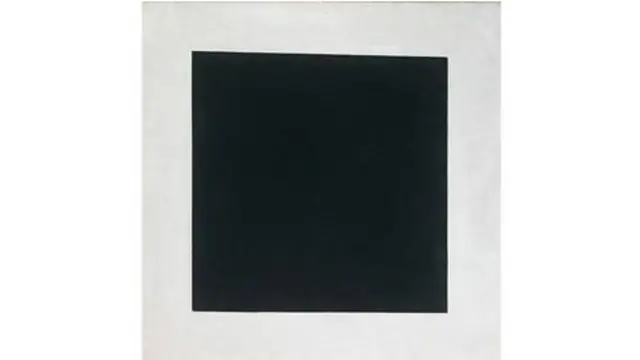 Kazimir Maleviç'in 'Siyah Kare' tablosu