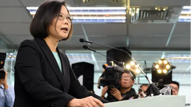 民進黨總統參選人蔡英文(資料照片)