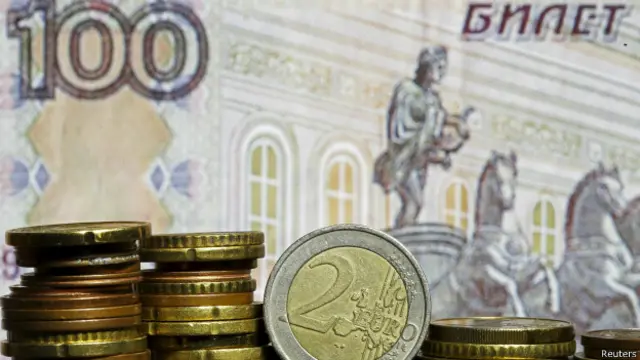 Рубль и евро