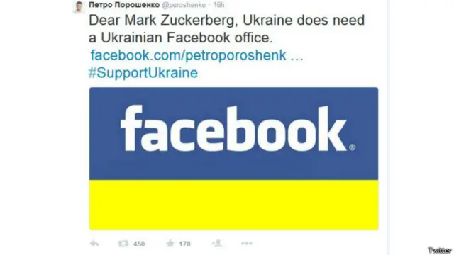 Твіт Порошенка