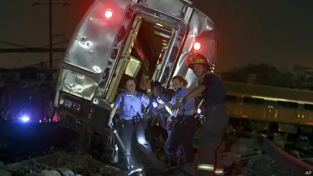 На месте катастрофы