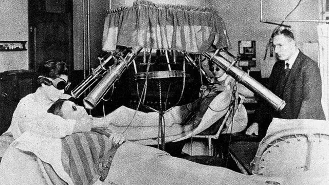 Лікування лампою Фінзена