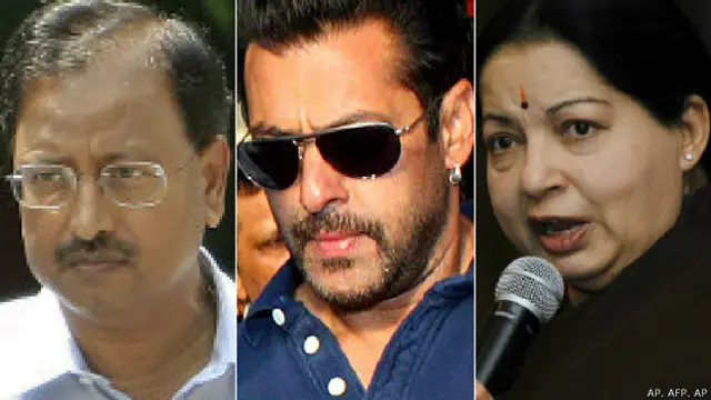 रामलिंगा राजू, सलमान ख़ान, जयललिता