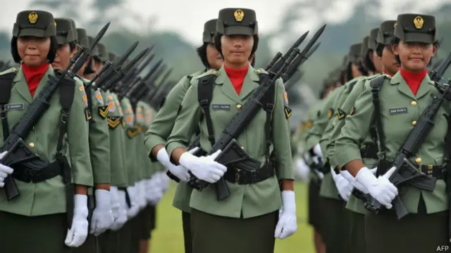 Женщины в армии Индонезии