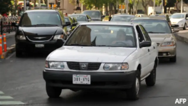 Autos en las calles de Ciudad de México