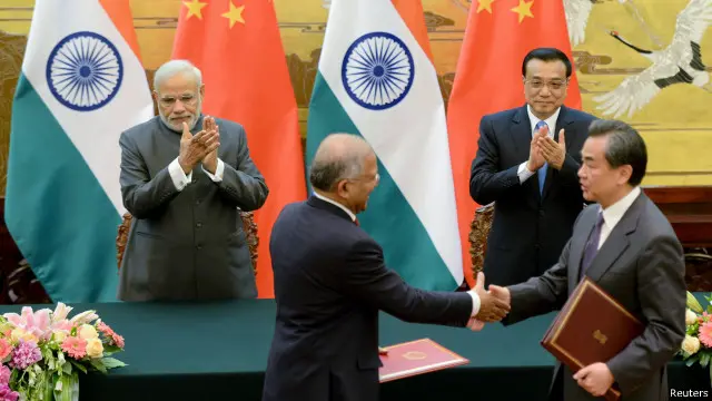 中印協議簽署儀式