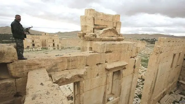 تواجه آثار مدينة "تدمُر" خطر الزوال بسبب الصراع الدائر في سوريا