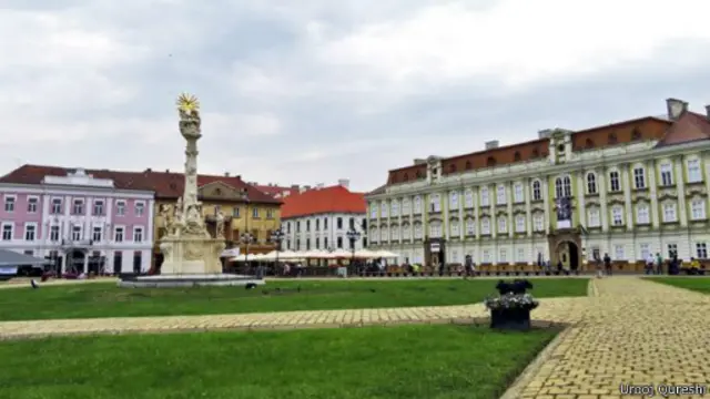 ساحة الاتحاد في مدينة تيمشوارا 