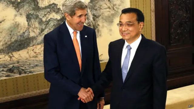 李克強會見克里