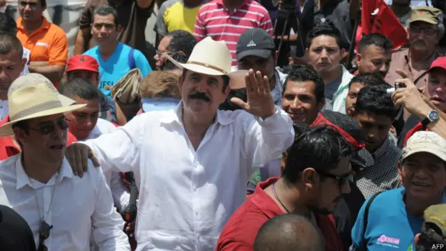 Zelaya fue depuesto por un golpe en 2009.