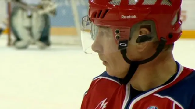 آقای پوتین اخیرا به ورزش هاکی علاقه‌مند شده است