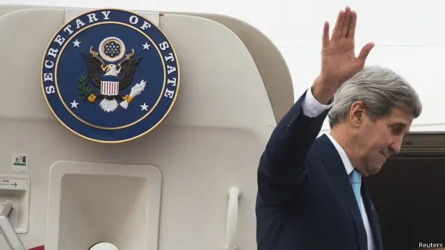 克里離開北京之前
