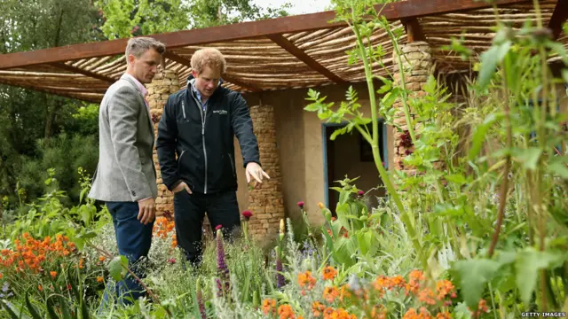 پیر کو مہمانانِ خصوصی کو جو باغیچے دکھائے گئے ان میں سے ایک شہزادہ ہیری کی جانب سے قائم کردہ خیراتی ادارے کے لیے بھی بنایا گیا تھا۔