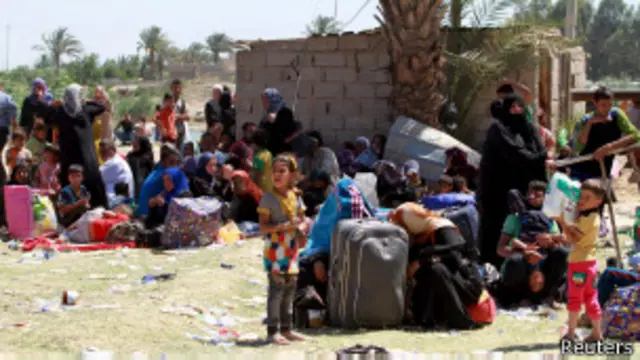 ရာမာဒီမြို့ ကျခဲ့ပြီးနောက် ထောင်နဲ့ချီတဲ့ ဆွန်နီ မွတ်ဆလင်တွေ ထွက်ပြေးခဲ့ရ။