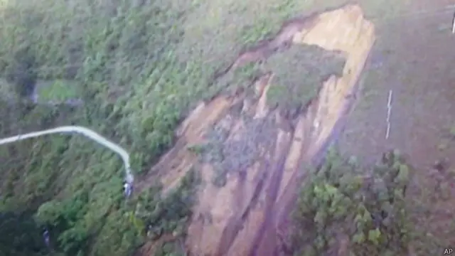 कोलंबिया भूस्खलन