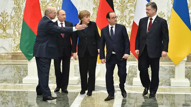 منسک میں فروری میں جنگ بندی کا معاہدہ ہوا تھا تاہم جنگ بندی پر پوری طرح عمل در آمد نہیں ہو سکا ہے