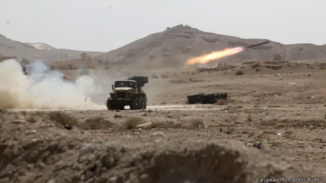 Бои возле древней Пальмиры