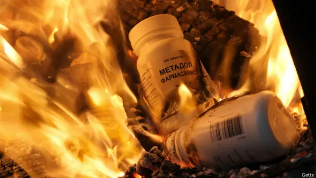 La metadona está prohibida en Rusia.