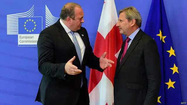 Георгий Маргвелашвили в Брюсселе