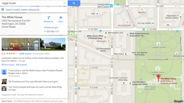 Скриншот сайта Google Maps