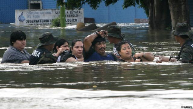 Inundaciones en México