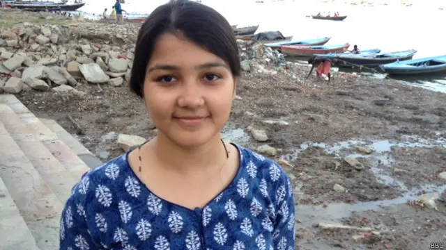 घाटी की सफ़ाई करने वाली लड़की, बनारस