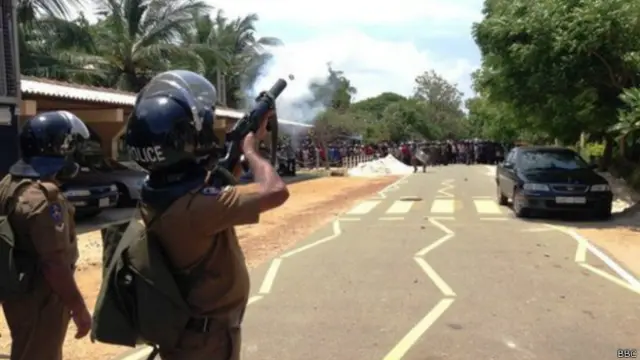 श्रीलंका में विरोध प्रदर्शन