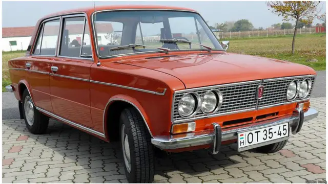 Norbert Meleg người Hungary nay sở hữu tới 13 chiếc xe Lada, trong đó có chiếc 2103 này (Hình: Norbert Meleg) 