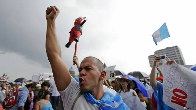 Protesta en Guatemala