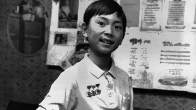 Ким Чен Чхоль в детстве