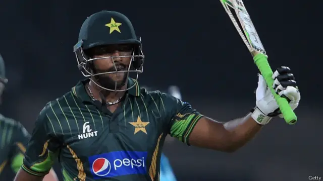 مختار احمد نے اپنے پہلے ٹی 20 میچ میں زمبابوے کے خلاف نصف سینچری سکور کی تھی