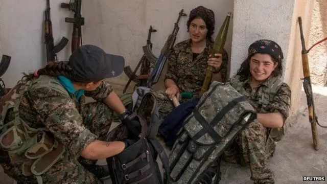 Las combatientes kurdas han hecho frente a Estado Islámico.