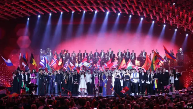 На открытии Евровидения