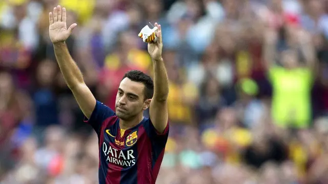 Xavi có sự nghiệp huy hoàng với Barcelona