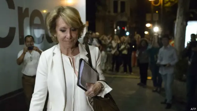 Esperanza Aguirre ganó las elecciones en Madrid pero un pacto Podemos-PSOE la podría dejar en la oposición.