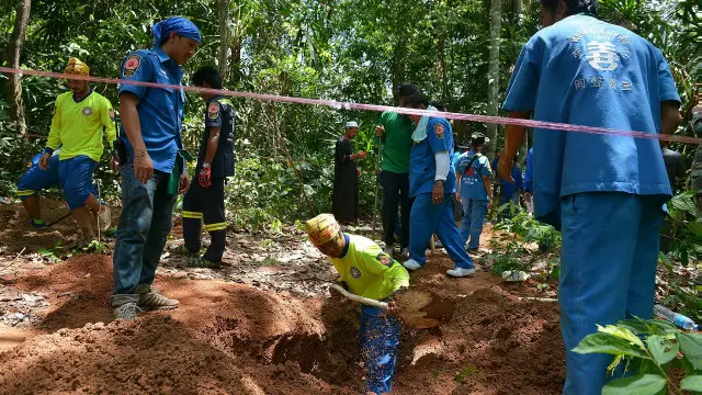 许多非法移民死在森林里的营地