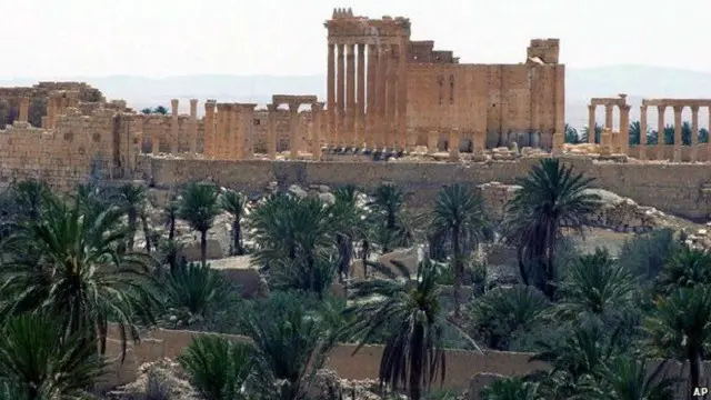 مدينة تدمر شيدت عندما كانت المنطقة خاضعة لسيطرة الرومان