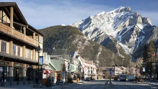 La localidad de Banff